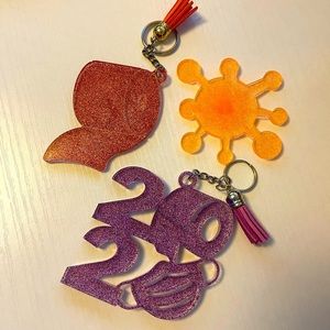 Handmade 2020/Covid Keychains
